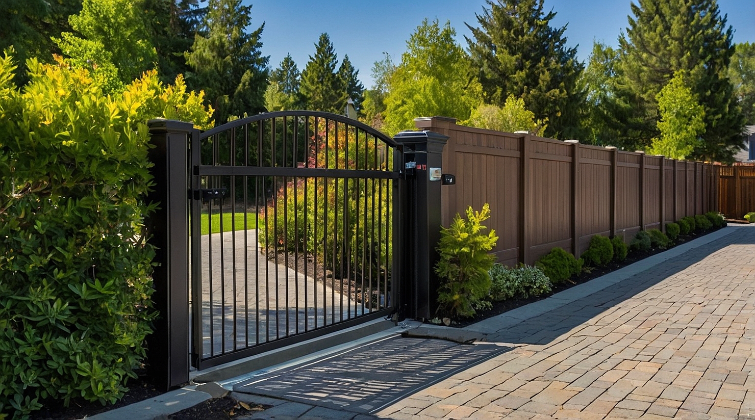 Iron Fence Gate